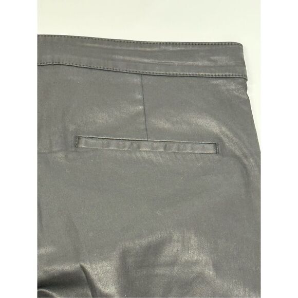 B32 - Massimo Dutti Morocco Black Sheen Pant Size 10 - Picture 7 of 9
